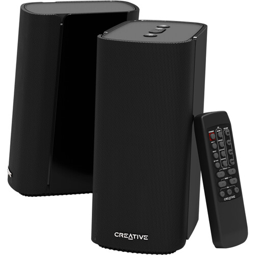Creative Labs 51MF1690AA002 T100 Compact Desktop Speakers for Computers and Laptops - Refurbished - Creative Labs