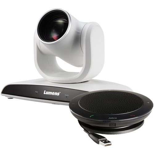 Lumens VC-B30UA 2MP PTZ Camera with Jabra Speaker (White) - Lumens