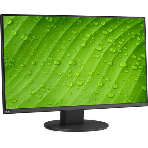 NEC AS271F-BK 27" Narrow Bezel Desktop Monitor with IPS Panel, Integrated Speakers and LED Backlighting - NEC