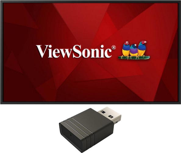 ViewSonic CDE5520-W1 - 55" Large Format Presentation Screen Bundle (Black) - ViewSonic Corp.