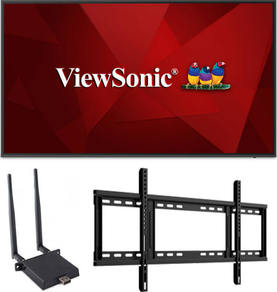 ViewSonic CDE7520-E1 - 75" Large Format Presentation Screen (Black) - ViewSonic Corp.
