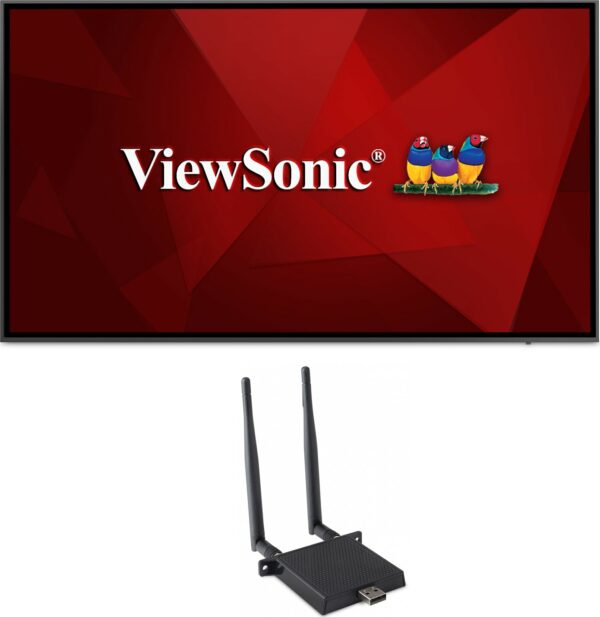 ViewSonic CDE8620-W1 - 86" Large Format Presentation Screen (Black) - ViewSonic Corp.
