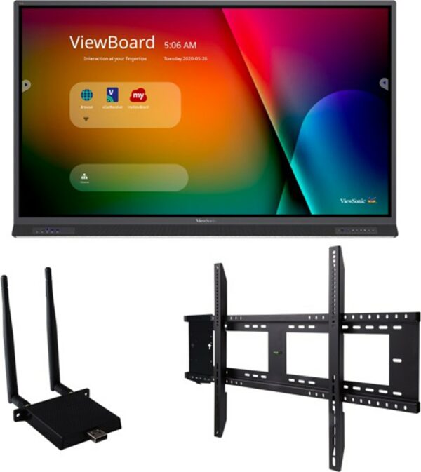 ViewSonic IFP7552-E1 75" ViewBoard 4K Interactive Flat Panel Bundle - ViewSonic Corp.