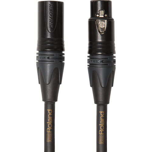 Roland RMC-GQ10 Gold Series XLR Male to XLR Female Quad Microphone Cable (10') - Roland