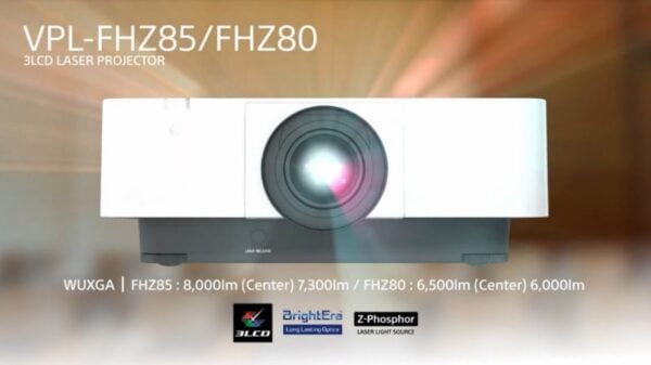 Sony VPLFHZ80/B 6000-Lumen WUXGA Laser 3LCD Projector (Black) - Sony