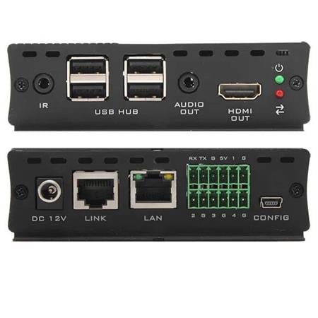 Hall Research EX-HDU-IP Audio, Integrated Control and IP Extender Kit for HDMI and USB Extension on CAT6 Cable - Hall Technologies