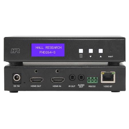 Hall Research FHD264-S AV and Control over IP Sender with Extracted Audio, RS232 over IP & IR - Hall Technologies