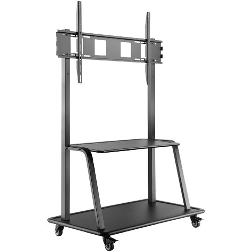 QOMO QIT-Stand-G Mobile Stand with Middle Shelf for 37-100" Displays - QOMO