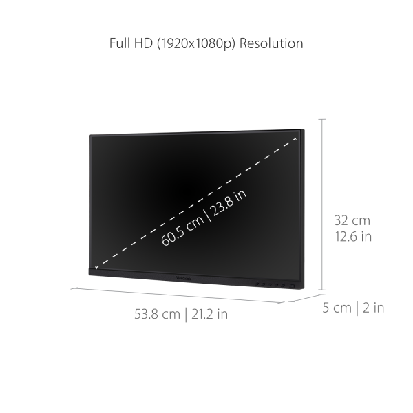 Viewsonic VG2455_56A_H2 24" Display, IPS Panel, 1920 x 1080 Resolution - ViewSonic Corp.