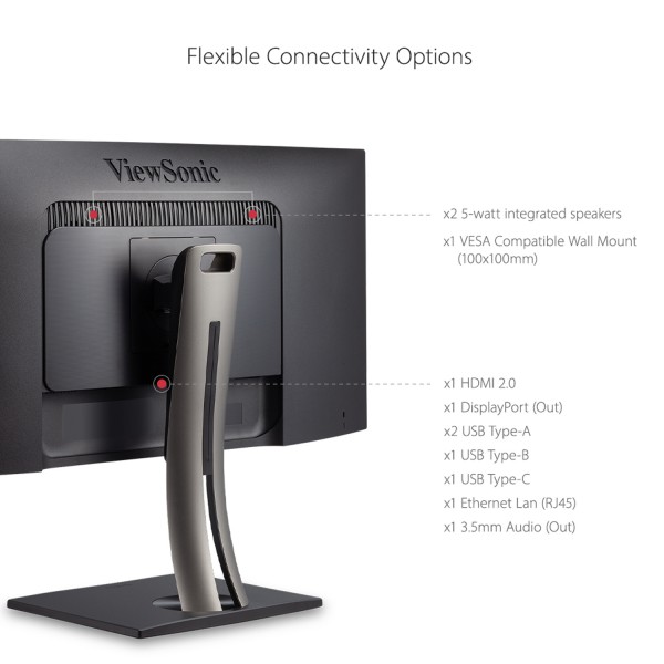 Viewsonic VP3881A 38" Display, IPS Panel, 3840 x 1600 Resolution - ViewSonic Corp.