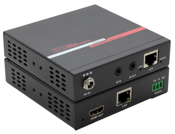 Hall Technologies HBX-R HDMI Video Extender With Ultra-HD AV, IR, RS232 and Ethernet (Receiver) - Hall Technologies