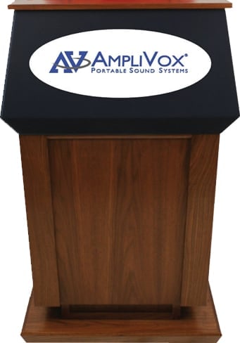 AmpliVox SA0016 Laser Etched Logo - AmpliVox Sound Systems