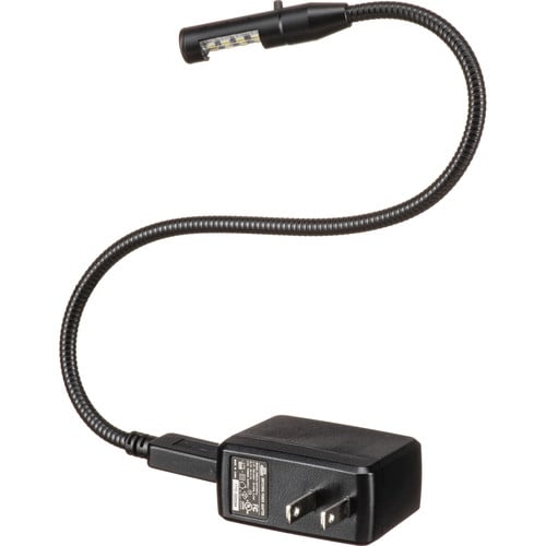 Middle Atlantic LT-GN-PL USB Gooseneck LED Light (120V, Black) - Mid Atlantic