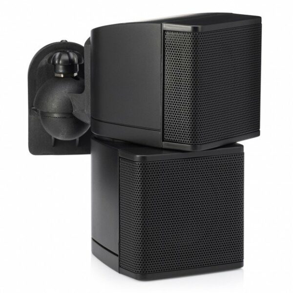 Pure Resonance Audio PRA-MC2.5B-KIT Dual 2.5" Swiveling Cube Speakers with Brackets - Pair - Pure Resonance Audio