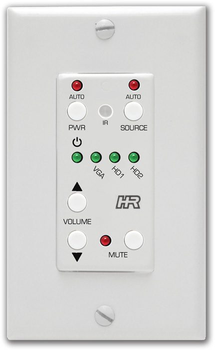 Hall Technologies SW3-UI-VOL Auxiliary Keypad Controller with Volume and Mute - Hall Technologies
