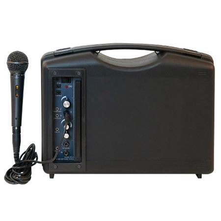 AmpliVox S222A Audio Portable Buddy with Dynamic Handheld Microphone PA System - AmpliVox Sound Systems