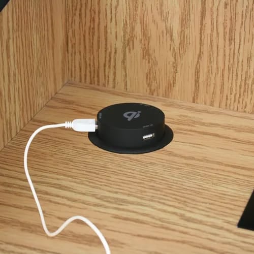 AmpliVox S1455 Pop-Up Qi Wireless Charging/USB Charging Dock - AmpliVox Sound Systems