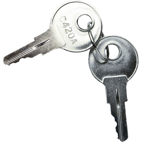 Middle Atlantic Replacement Keys for Universal Front Doors - Mid Atlantic