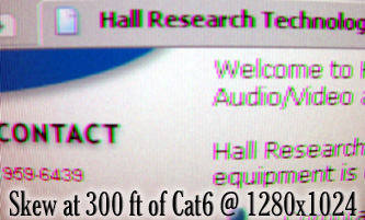 Hall Technologies URA-XT Video + Audio over UTP Receiver with Daisy-Chain Output -