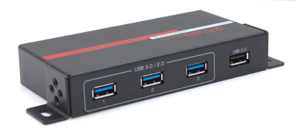 Hall Technologies USB23H-4 USB 1.1/2.0 to USB 3.0 up-converter 4-Port Hub - Hall Technologies