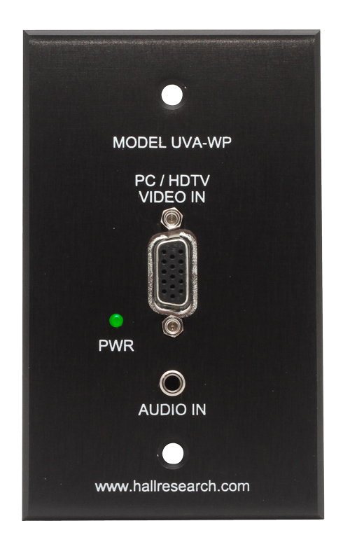 Hall Technologies UVA-WP Video and Audio over UTP transmitter - Hall Technologies