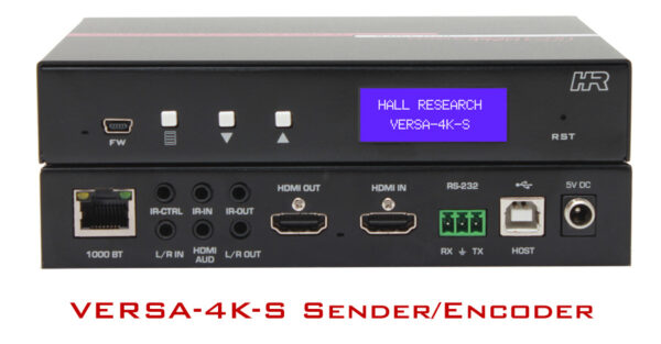 Hall Technologies VERSA-4K-R 4K Video & USB over IP - Hall Technologies