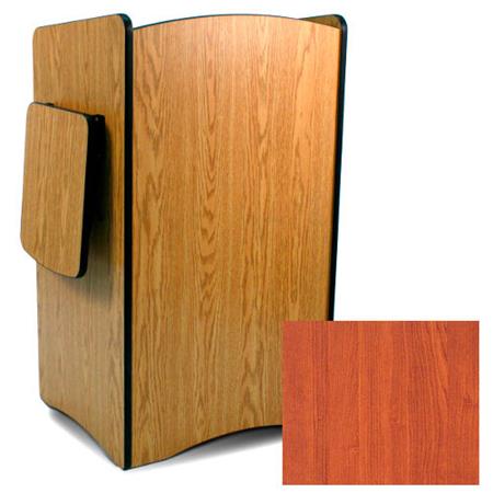AmpliVox SN3230 Multimedia Computer Lectern without Sound System, Cherry - AmpliVox Sound Systems
