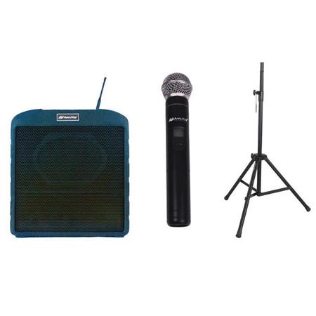 AmpliVox SW6922 Basic AirVox PA System with Wireless Handheld Microphone and Tripod - AmpliVox Sound Systems