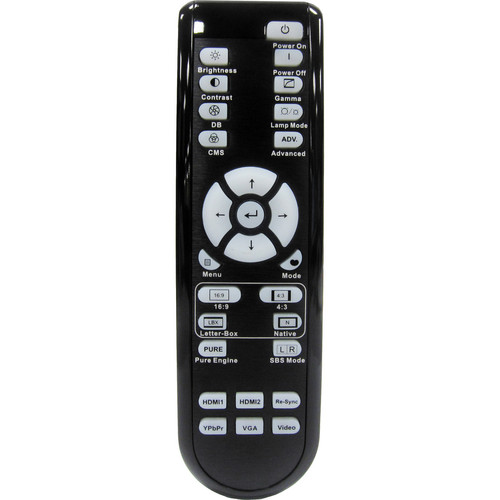 Optoma Technology BR-3058B Replacement Remote Control w/ Backlight for HD83 and HD8300 Projectors - Optoma Technology, Inc.