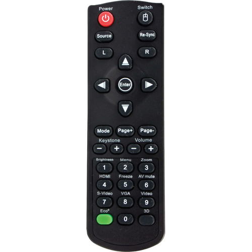 Optoma Technology Remote Control for DX326, GT760, GT760A, W303ST, X305ST, DW326E, DX326, H180X, W305ST, X301 Projectors -