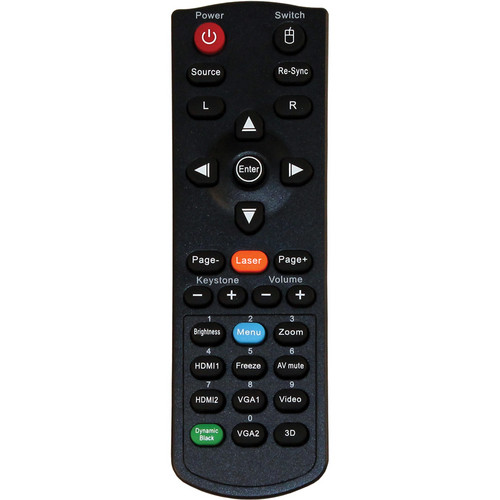 Optoma Technology BR-5047L Remote Control with Laser and Mouse Function for EH300 and DH1011 Projectors - Optoma Technology, Inc.