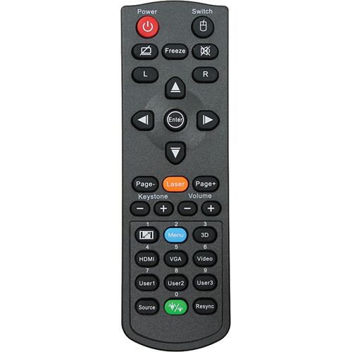 Optoma Technology SP.70103GC01 Remote Control for W316ST, X316ST, W351, X351, BR431 Projectors - Optoma Technology, Inc.