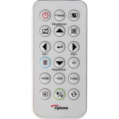 Optoma Technology Mini Remote Control for H183X, W331, and S341 Projectors - Optoma Technology, Inc.