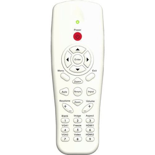 Optoma Technology BR-3080N Replacement Remote Control with Laser and Mouse Function for ZW300USTi, ZW300UST, and ZH400UST Projectors - Optoma Technology, Inc.