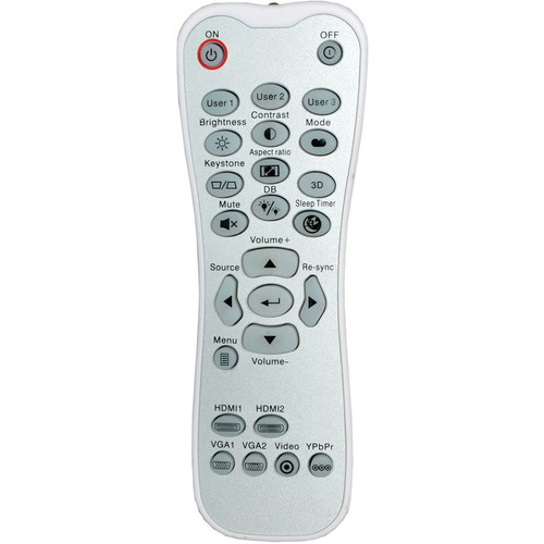 Optoma Technology Backlit Remote Control for HD26, GT1080, HD141X, and EH200ST Projectors - Optoma Technology, Inc.