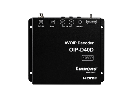 Lumens OIP-D40D 1G Encoder & Decoder - Lumens