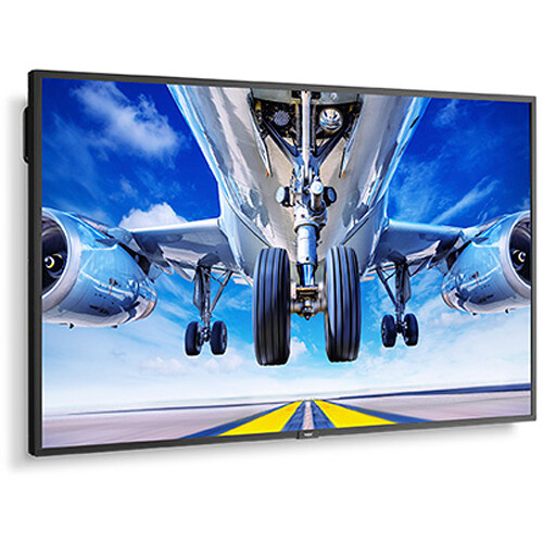 NEC P435-IR Series 43" Class 4K UHD Commercial IPS LED Display With Clear Tempered 10-Point IR Touch Installed - NEC
