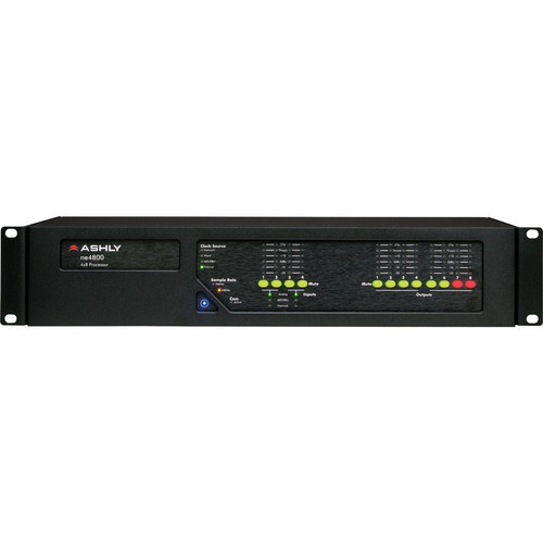 Ashly ne4800MS - Network Enabled Digital Signal Processor with Mic Input and AES Output Options - Ashly Audio