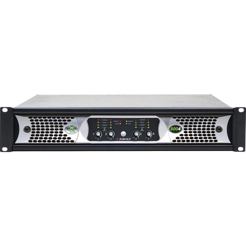 Ashly nXp Series NXP8004 4-Channel 800W Power Amplifier with Programmable Outputs & Protea Software Suite - Ashly Audio
