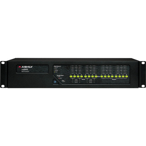 Ashly ne8800MS - Network Enabled Digital Signal Processor with MIc Input and AES Output Options - Ashly Audio