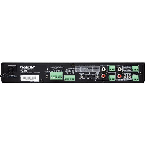 Ashly TM-360 Public Address Mixer/Amplifier - Ashly Audio