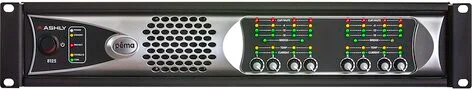 Ashly pema 8125.70c 8-Channel Network Power Amplifier 125W at 70V, 8x8 DSP Matrix, CobraNet - Ashly Audio