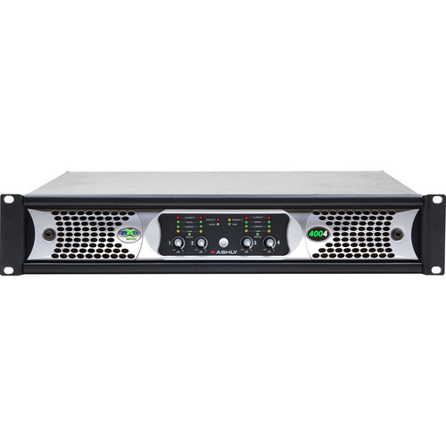 Ashly nXp400 4-Channel Multi-Mode Network Power Amplifier with Protea DSP Software Suite & CobraNet Digital Interface - Ashly Audio
