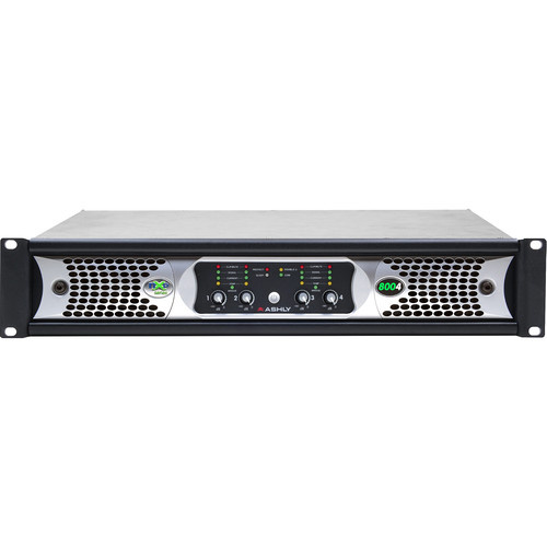 Ashly nXp800 4-Channel Multi-Mode Network Power Amplifier with Protea DSP Software Suite & CobraNet Digital Interface - Ashly Audio