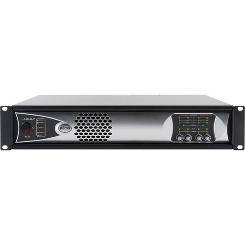 Ashly 4-Channel 1000W Pema Network Power Amplifier with OPDante Card & Protea DSP Software Suite (70V) - Ashly Audio