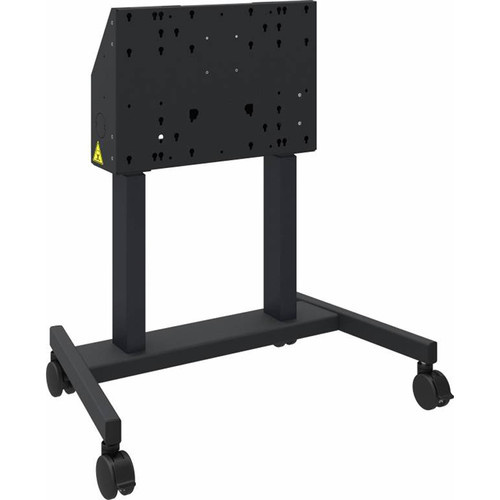 QOMO Motorized Height-Adjustable Mobile Stand for Interactive Flat Panels - QOMO