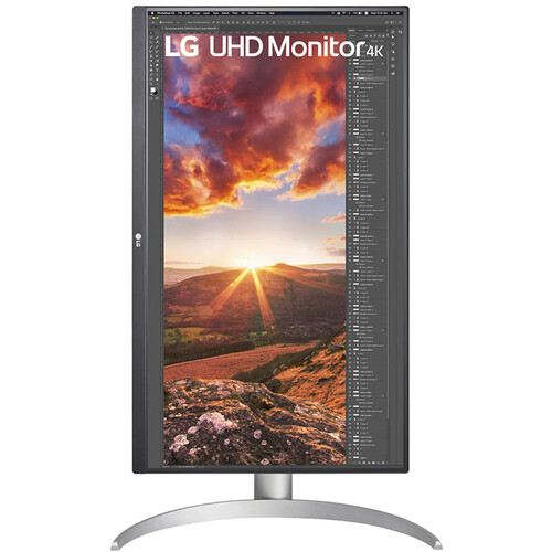 LG 27BP85U-W 27" 16:9 4K FreeSync IPS Monitor with USB Type-C Docking (Black and White) - LG Electronics, U.S.A.