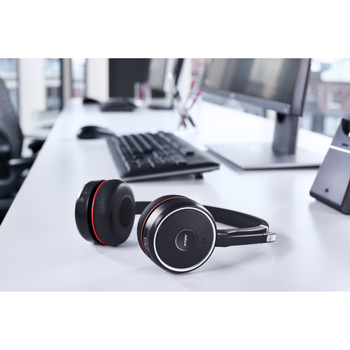 Jabra Evolve 75 Headset with Charging Stand (Optimized for Skype for Business) - Jabra