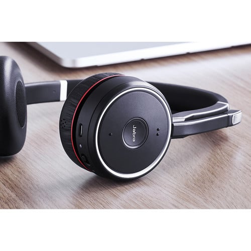 Jabra Evolve 75 Headset with Charging Stand (Optimized for Unified Communication) - Jabra