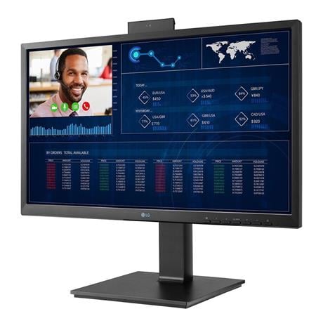 LG 24CN650N-6N 24" Full HD IPS TAA All-in-One Thin Client Monitor, Built-In Webcam and Speakers - LG Electronics, U.S.A.